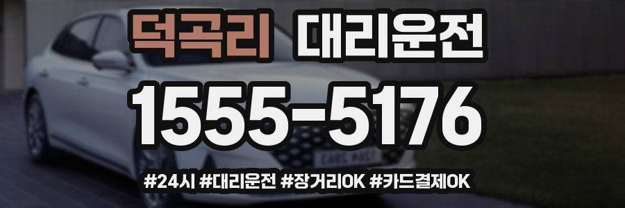 덕곡리 대리운전