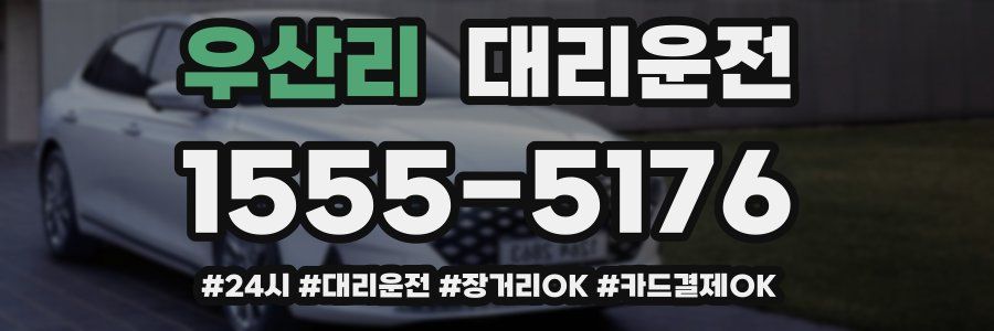 우산리 대리운전