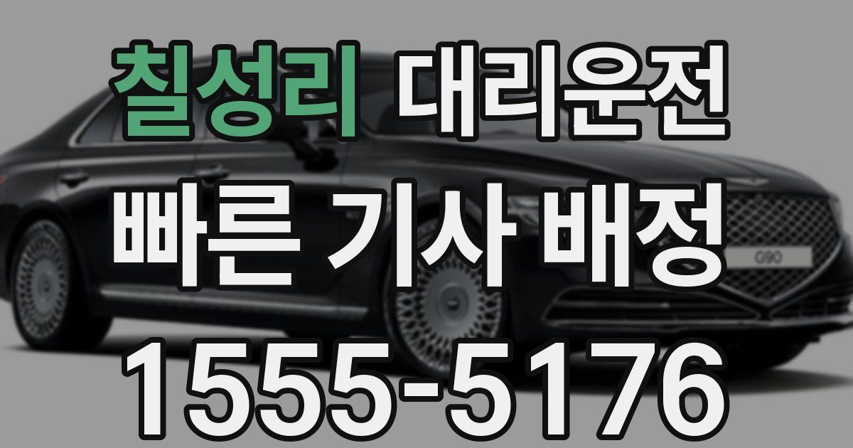 일일대리기사