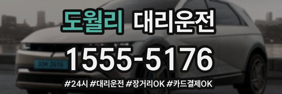 도월리 대리운전