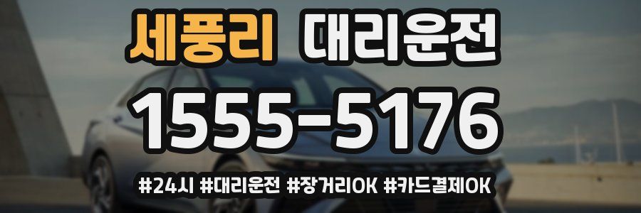 세풍리 대리운전