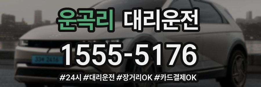 운곡리 대리운전