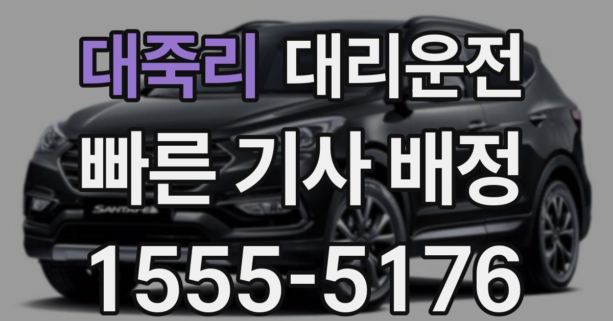 일일대리기사