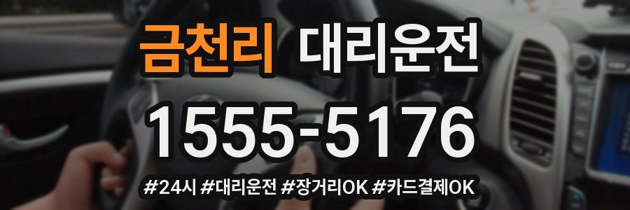 금천리 대리운전