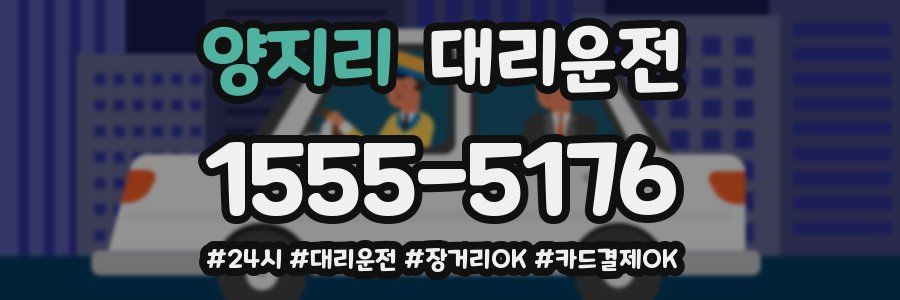 양지리 대리운전