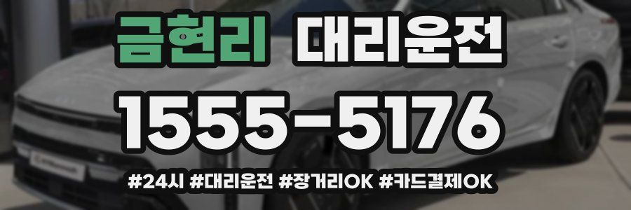 금현리 대리운전