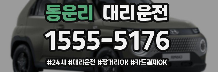 동운리 대리운전
