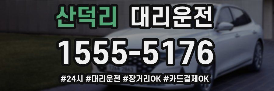 산덕리 대리운전