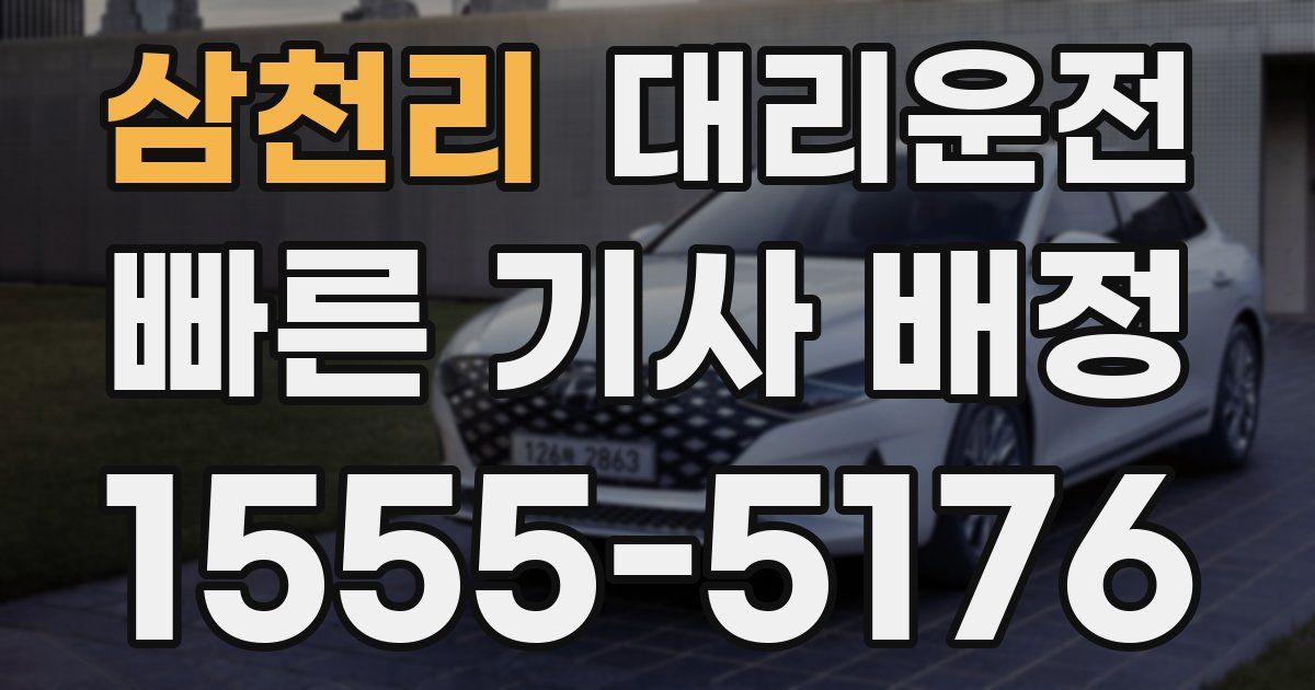 일일대리기사