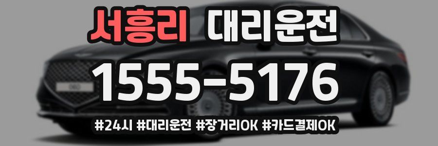 서흥리 대리운전
