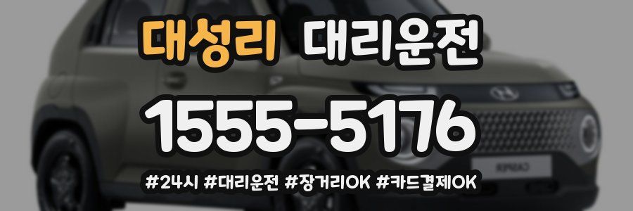 대성리 대리운전