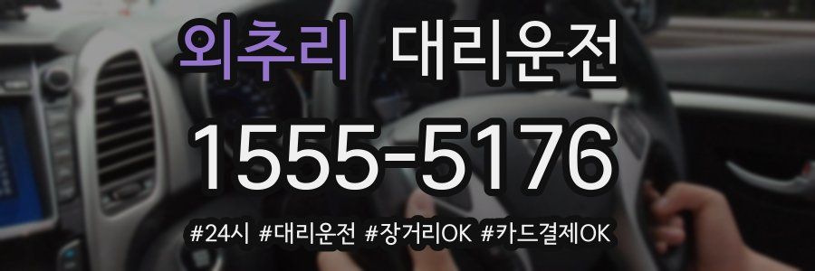 외추리 대리운전