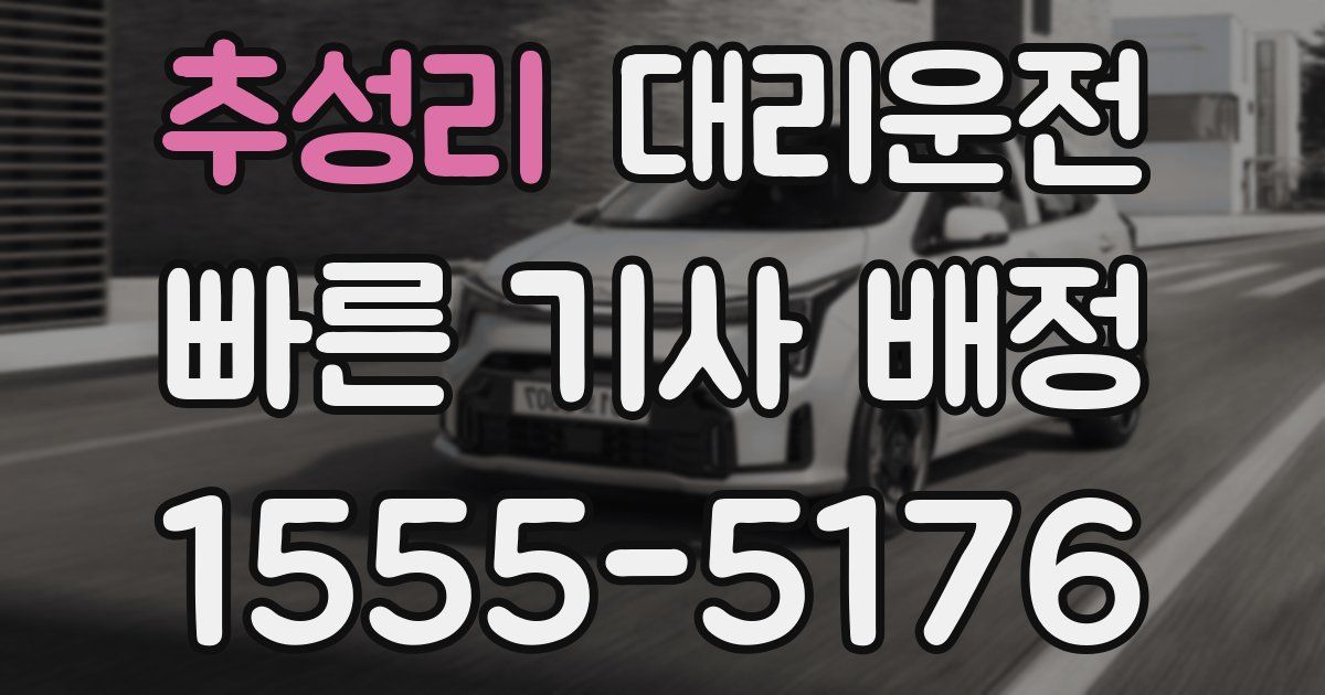 일일대리기사