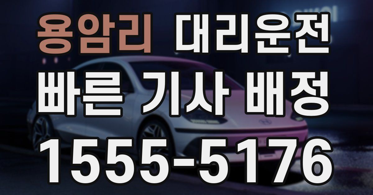 일일대리기사
