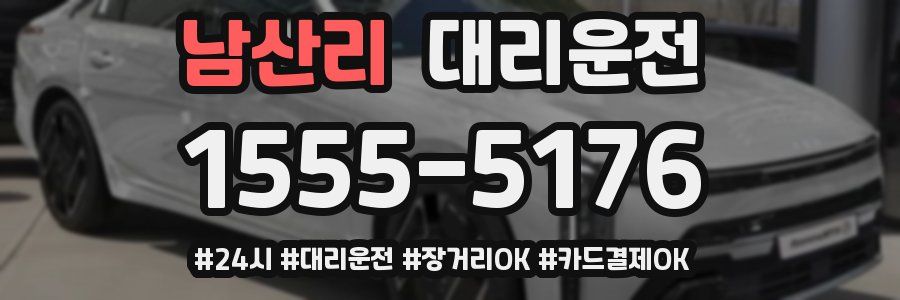 남산리 대리운전