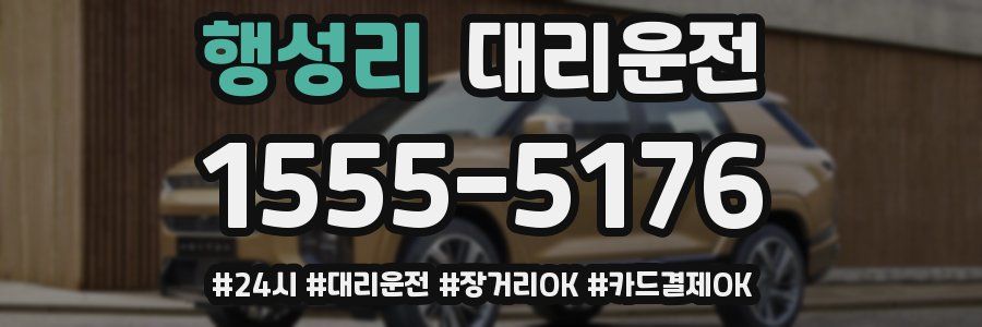 행성리 대리운전