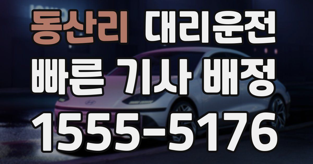 일일대리기사