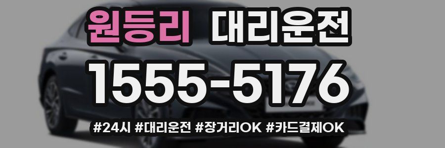 원등리 대리운전