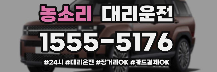 농소리 대리운전