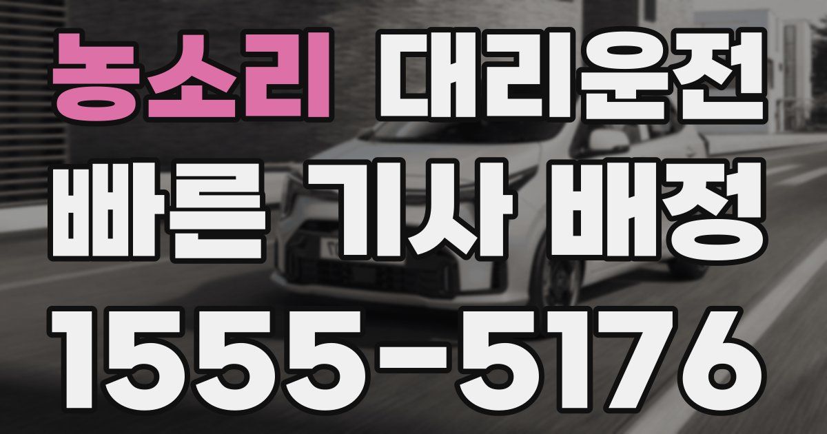 일일대리기사