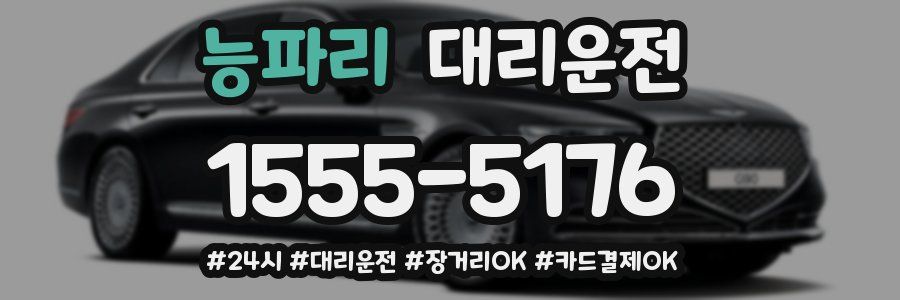 능파리 대리운전