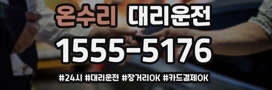 온수리 대리운전