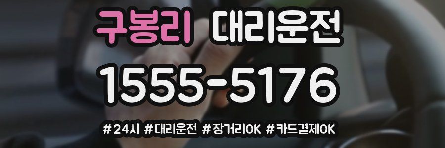 구봉리 대리운전
