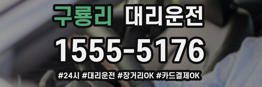 구룡리 대리운전