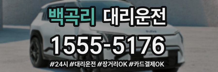 백곡리 대리운전