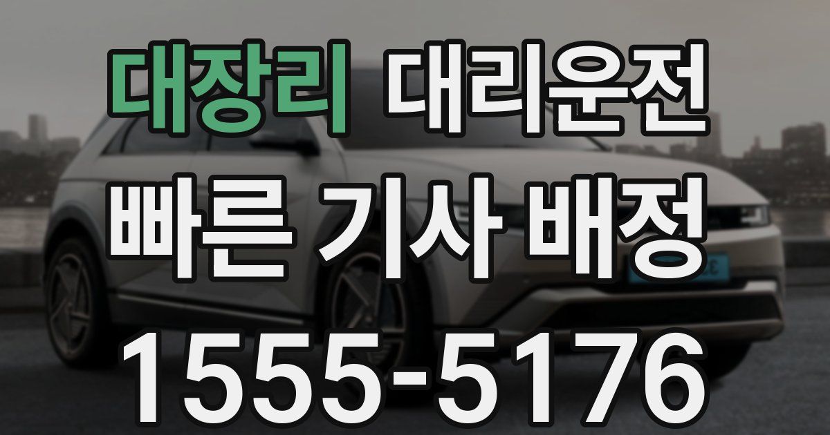 일일대리기사