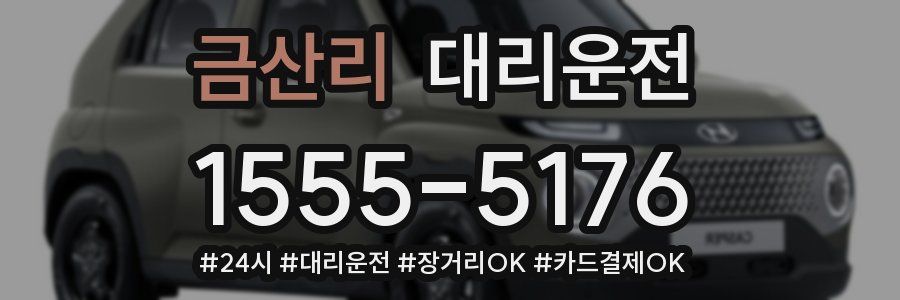 금산리 대리운전