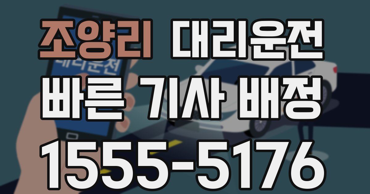 일일대리기사