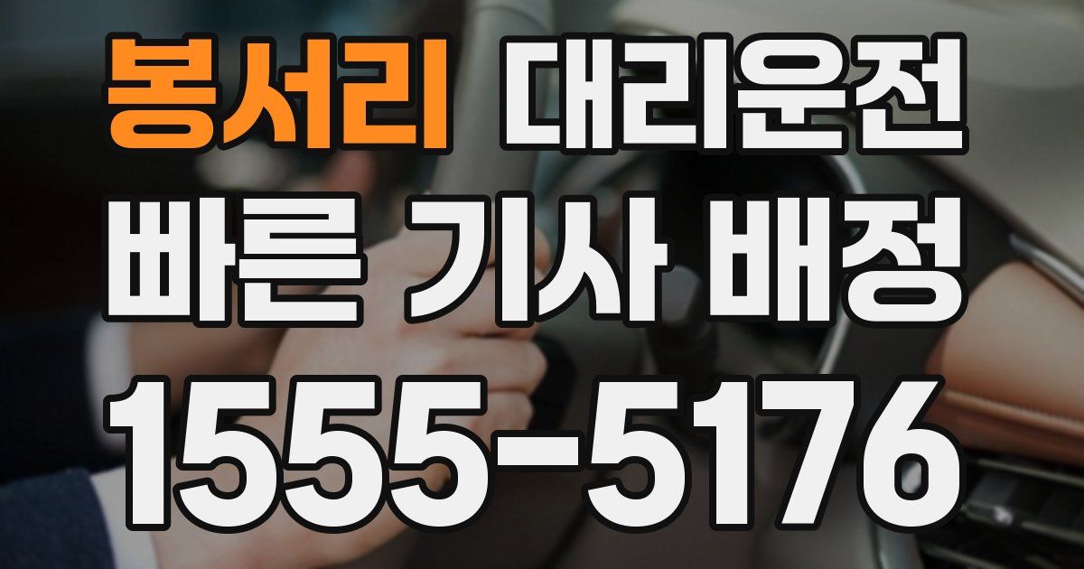 일일대리기사