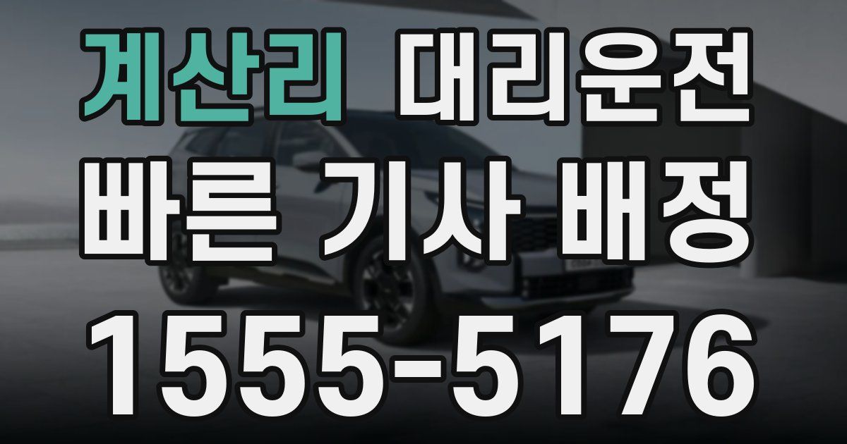 일일대리기사