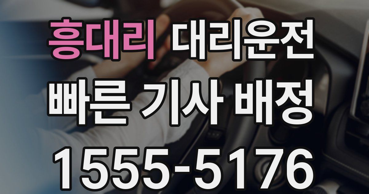 일일대리기사