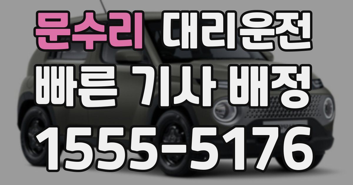 일일대리기사