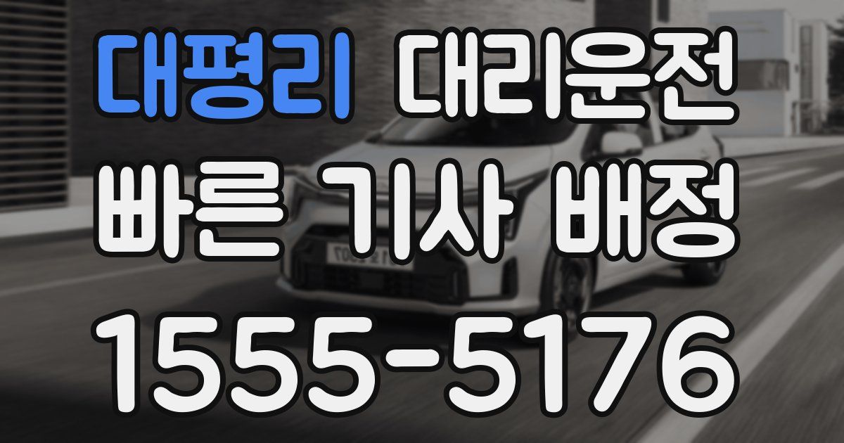 일일대리기사