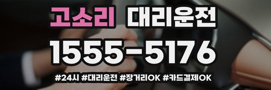 고소리 대리운전