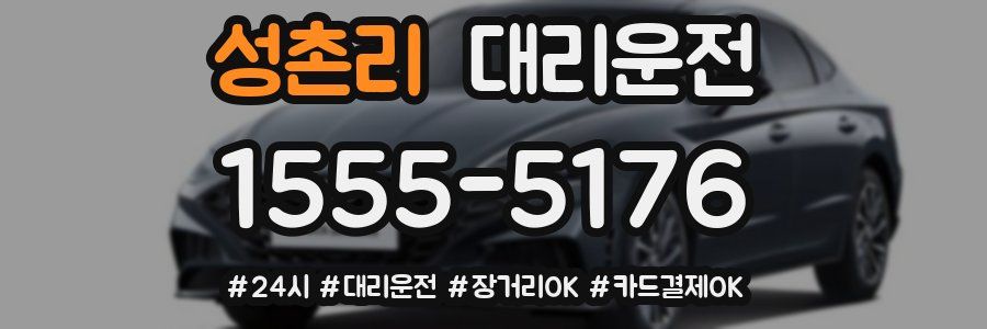 성촌리 대리운전