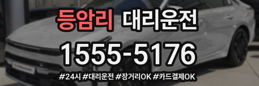 등암리 대리운전