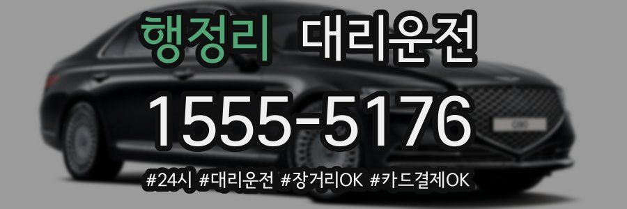행정리 대리운전