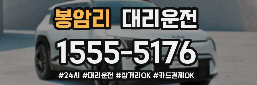 봉암리 대리운전