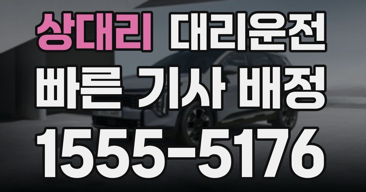 일일대리기사