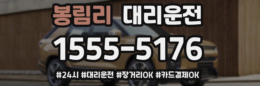 봉림리 대리운전