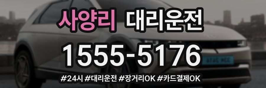 사양리 대리운전