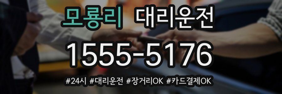 모룡리 대리운전