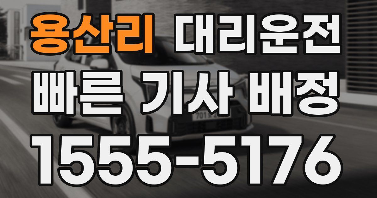 일일대리기사