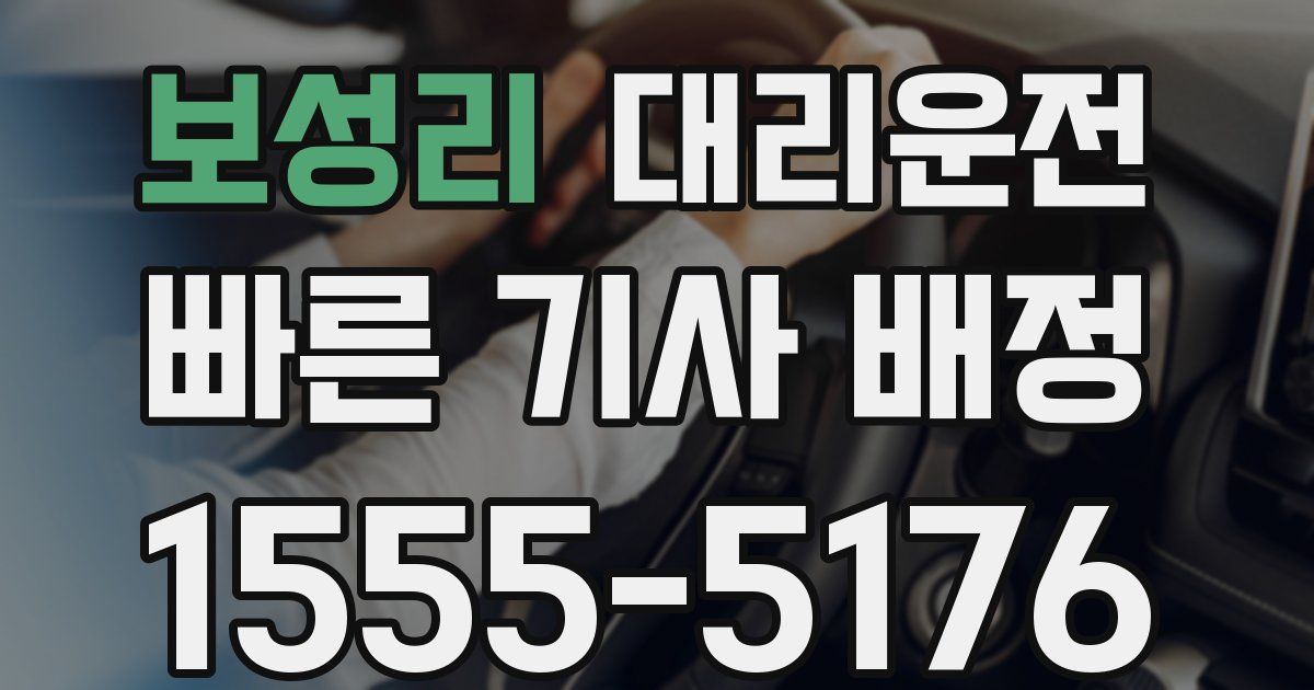 일일대리기사