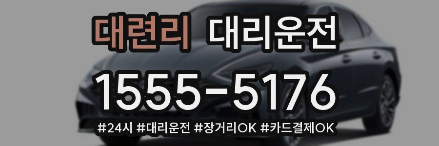 대련리 대리운전