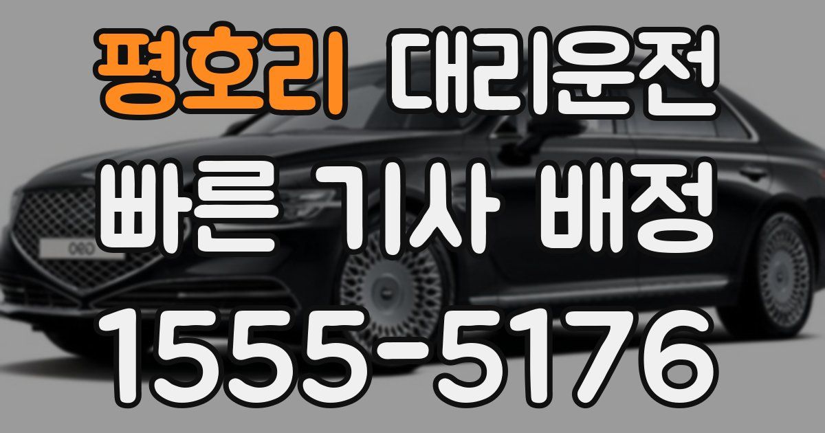 일일대리기사